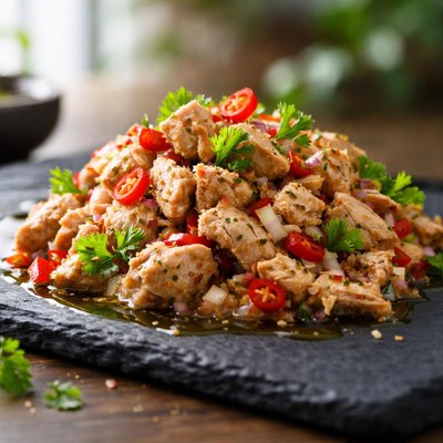 Ayam brand spicy tuna flake in olive oil