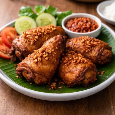 Ayam goreng paha atas