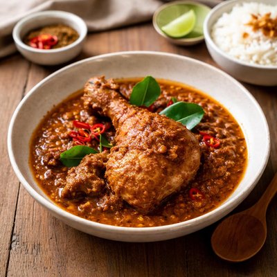 Ayam rendang chicken leg