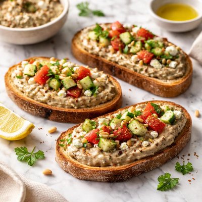 Babaganoush toast