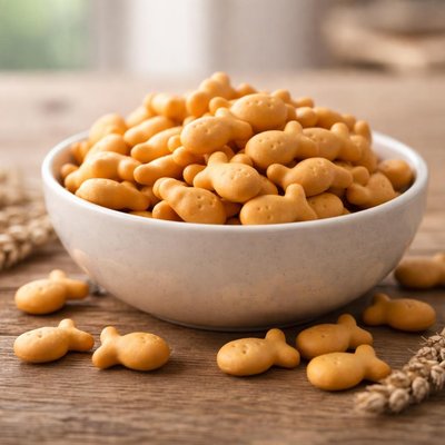 Baby goldfish crackers