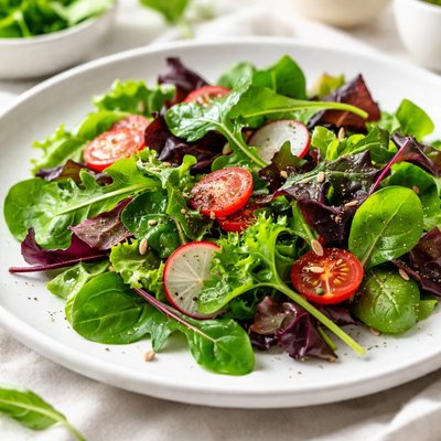 Baby leaf salad