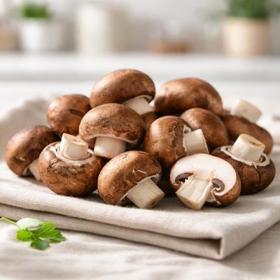 Baby portobello mushrooms