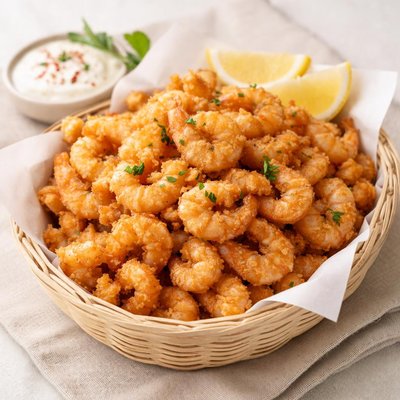 Baby shrimp fried