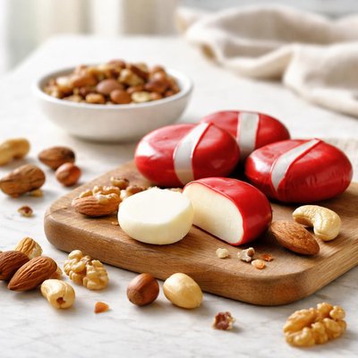 Babybel with nuts