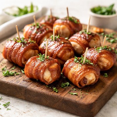 Bacon-wrapped food