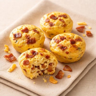 Bacon and cheddar omlete bites dunkin