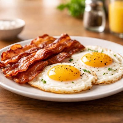 Bacon and egg