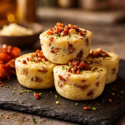Bacon and gruyere egg bites