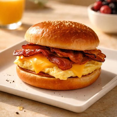 Bacon breakfast  sandwich