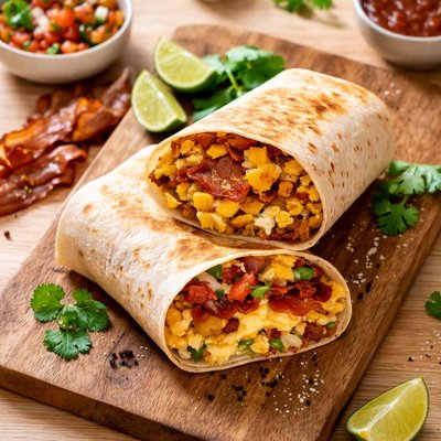 Bacon burrito