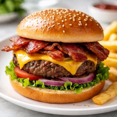 Bacon cheeseburger