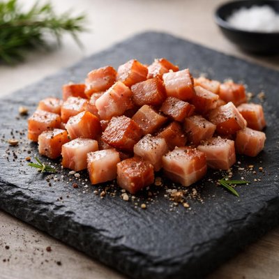 Bacon cubes