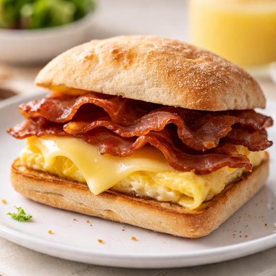 Bacon gouda sandwich