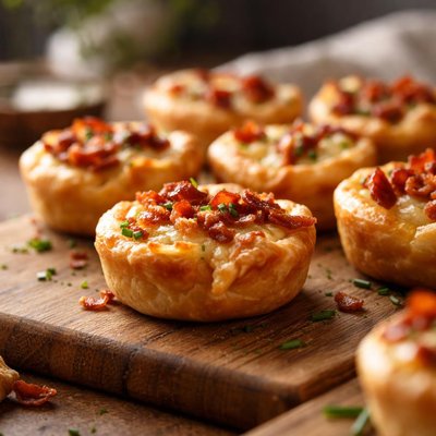 Bacon gruyere bites