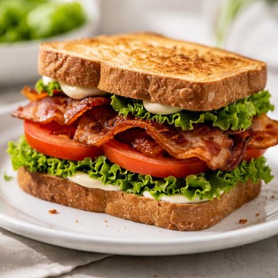 Bacon lettuce tomato sandwich