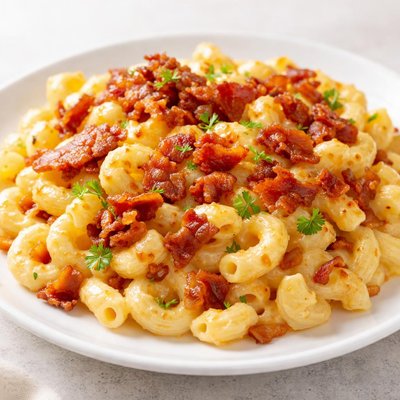 Bacon macaroni and cheese