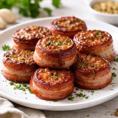 Bacon medallions