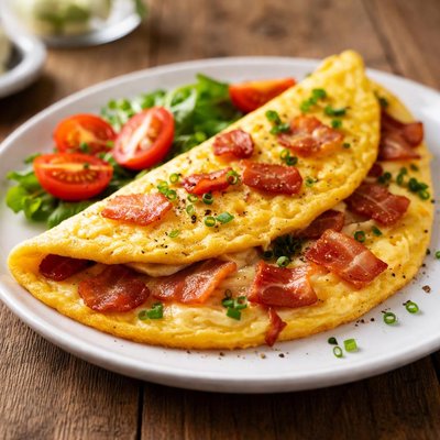 Bacon omelette