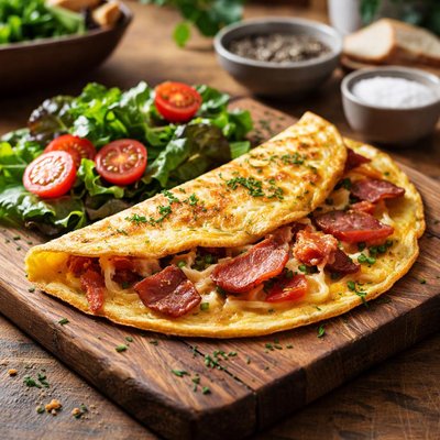 Bacon omlette