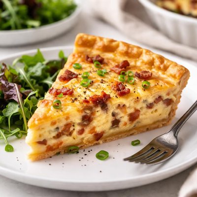 Bacon quiche