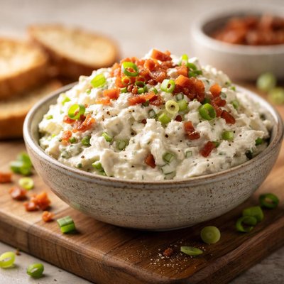 Bacon scallion cream cheese