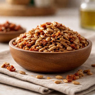 Bacon sunflower seeds