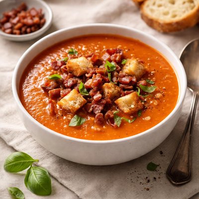 Bacon tomato soup