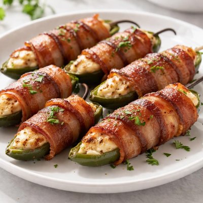 Bacon wrapped jalapenos