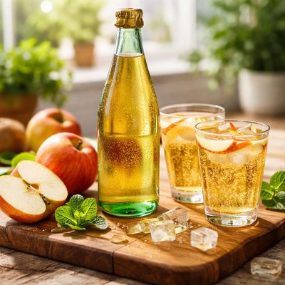 Bad pyrmonter sparkling apple juice