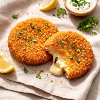 Baer breaded cheese patty