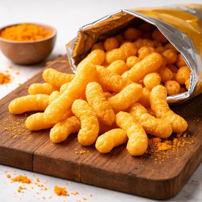 Bag crunchy cheese doodles