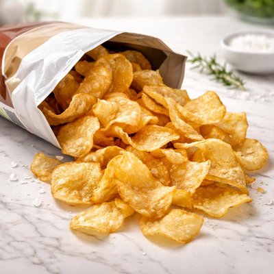 Bag of kettle cooked chips