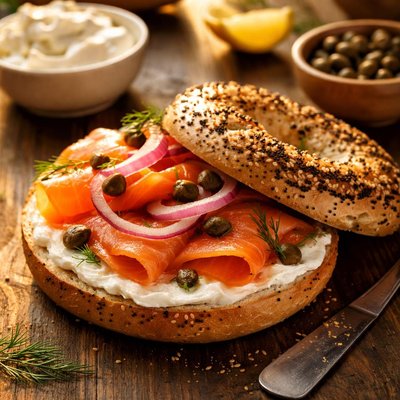 Bagel and lox