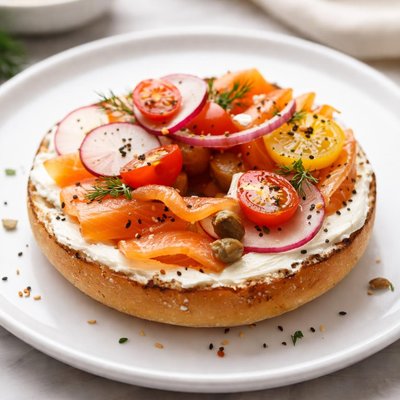 Bagel half