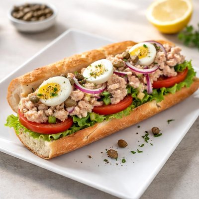 Baguette tuna