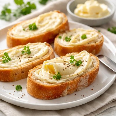 Baguette with butter