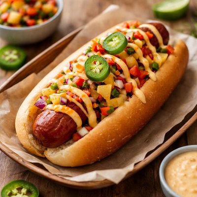 Bahama mama hot dog