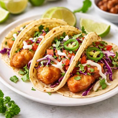 Baja fish taco
