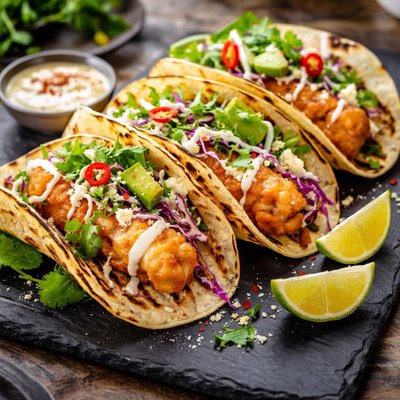 Baja fish tacos
