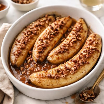 Baked bananas