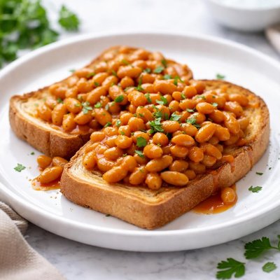 Baked beans on toast