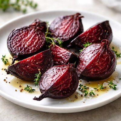 Baked beetroot