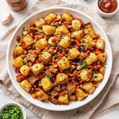 Baked breakfast potatoes