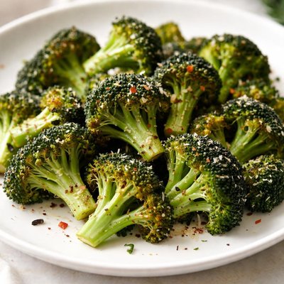 Baked broccoli