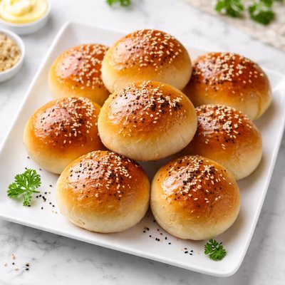 Baked buns