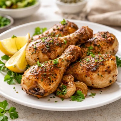 Baked chicken drumsticks