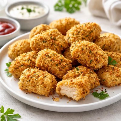 Baked chicken nuggets