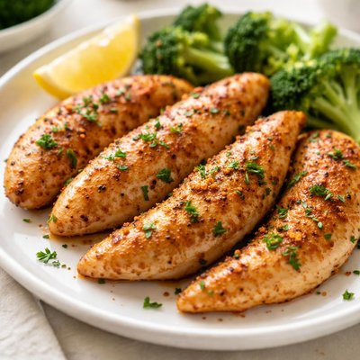 Baked chicken tenderloin