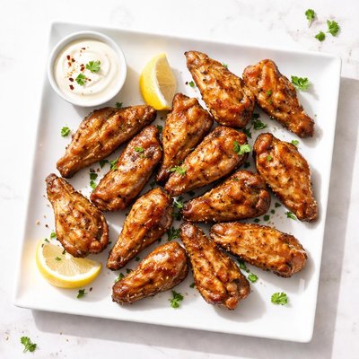 Baked chicken wing flat